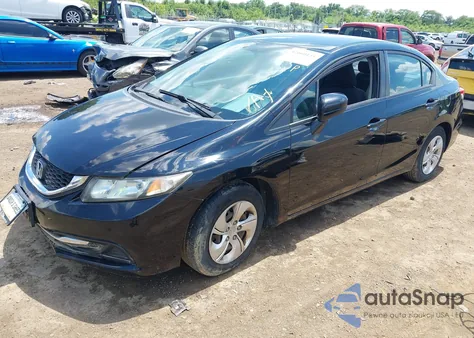 2014 Honda Civic Lx z USA, uszkodzony, nr VIN 19XFB2F51EE202749